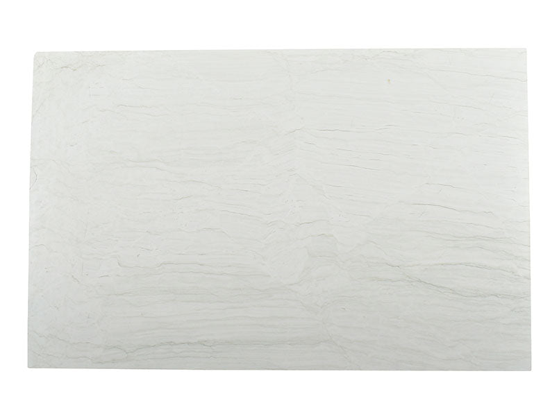 White Montreal Quartzite Slab — representative full slab
