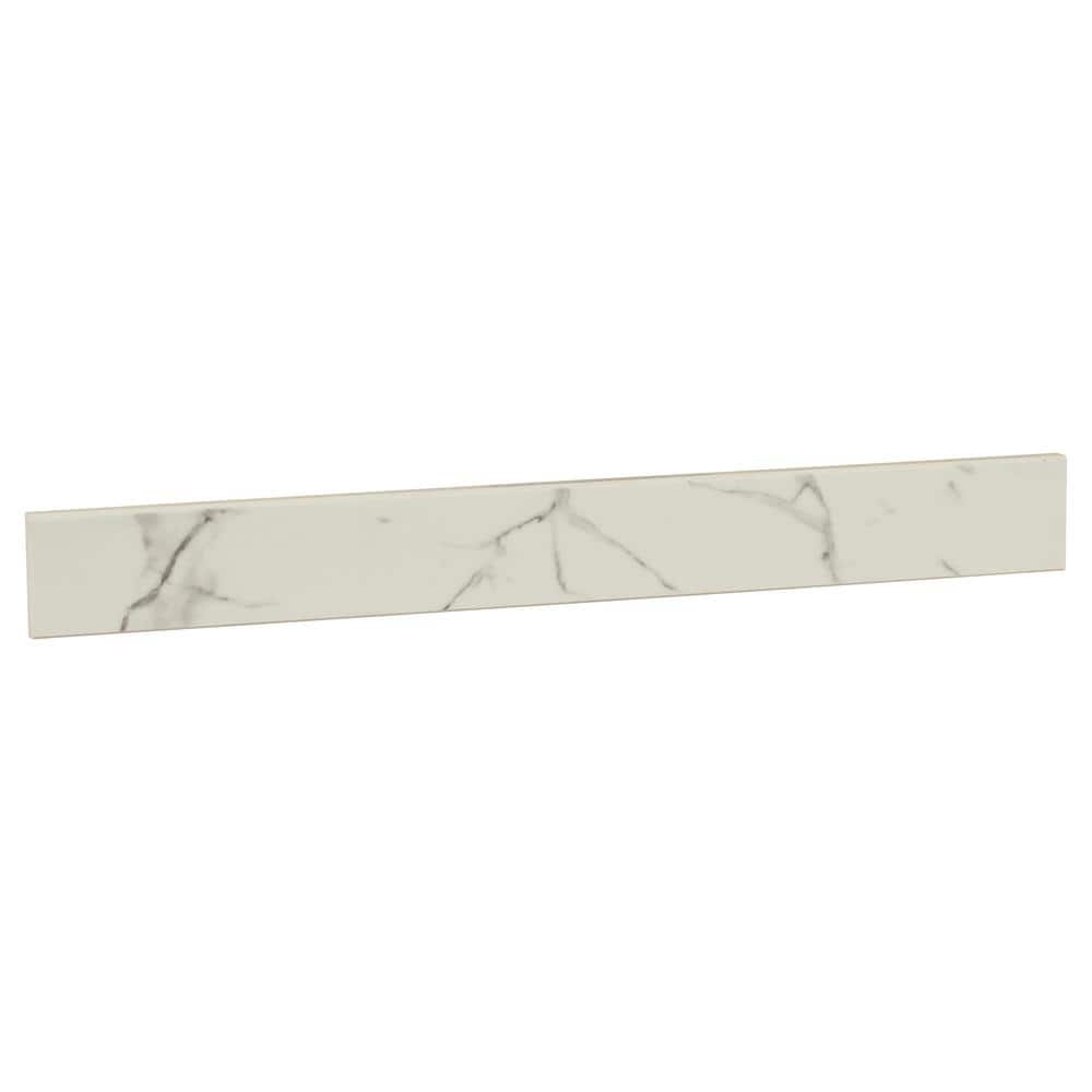 Calacatta Nowy Double Beveled Engineered Marble Threshold product view