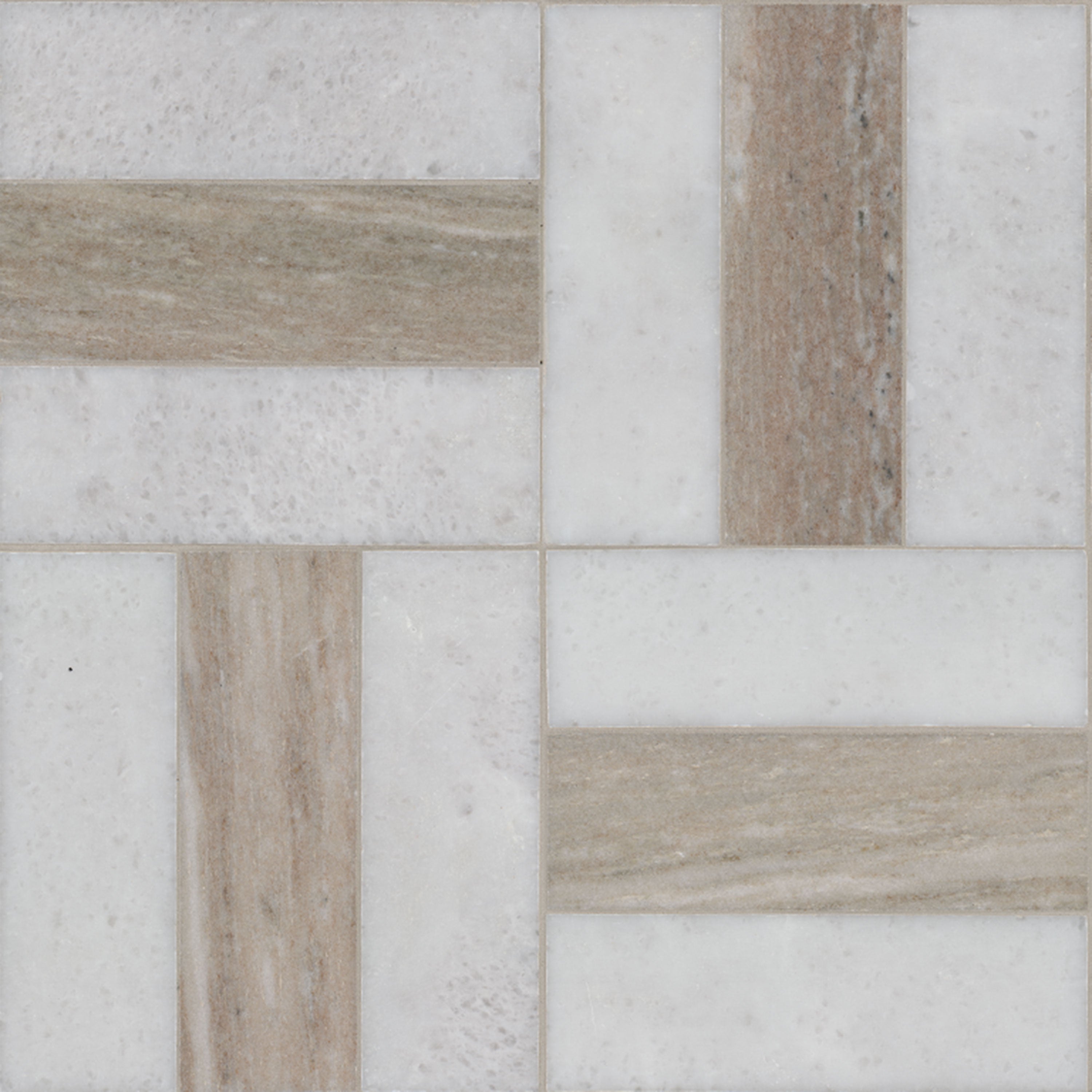 Winslow Weave Polished Marble Mosaic — clean product view