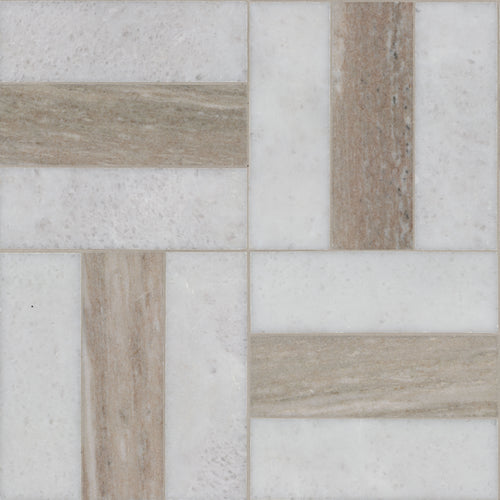 Winslow Weave Polished Marble Mosaic — clean product view