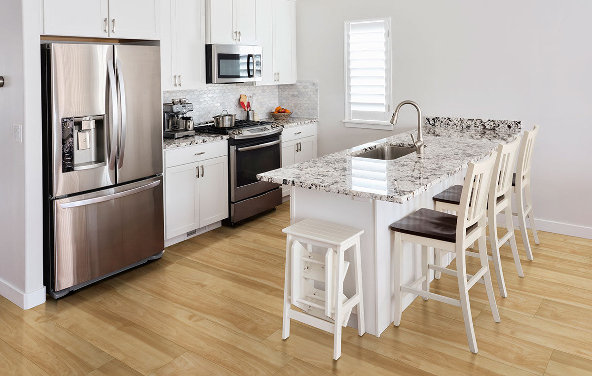 XL Cyrus 9x60 Waterproof Rigid-Core Luxury Vinyl Plank — installed room view — color Brookline
