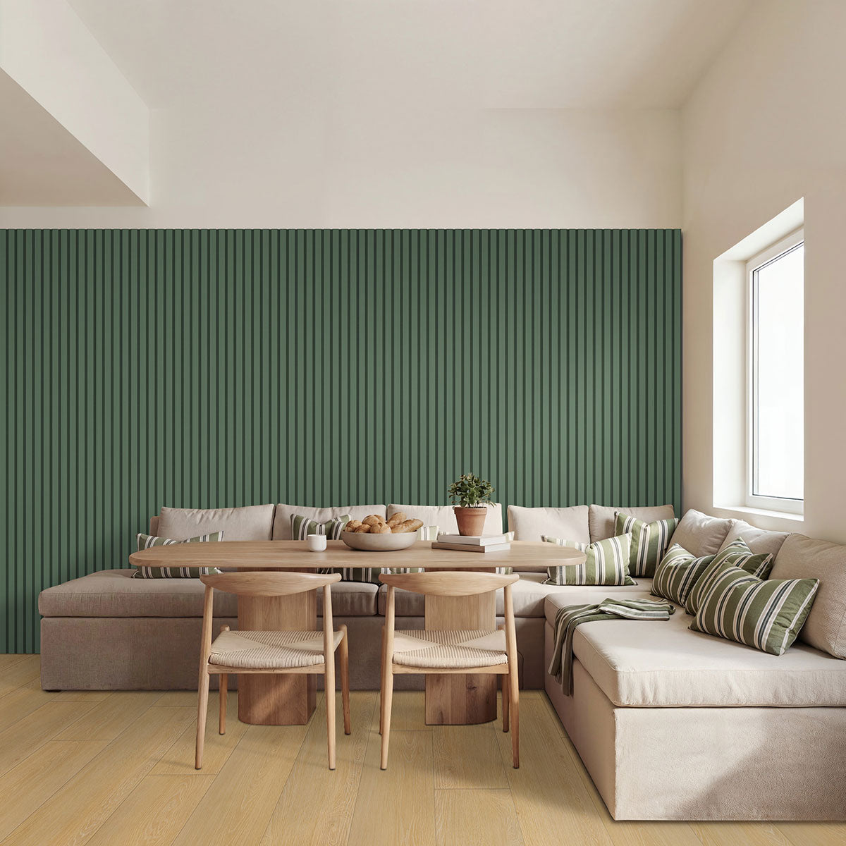 Cyrus 2.0 7x48 5mm 20mil Waterproof Rigid Core Luxury Vinyl Plank — installed room view — color Valleyview Grove