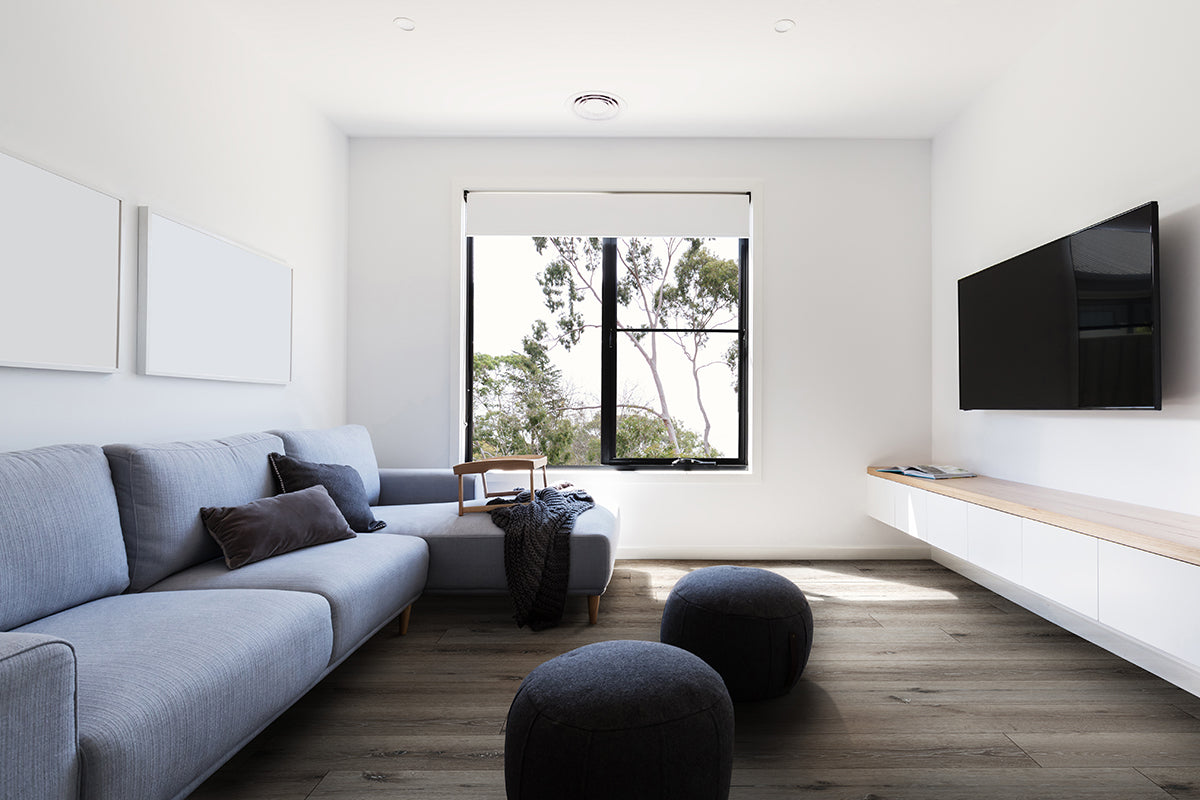 XL Cyrus 9x60 Waterproof Rigid-Core Luxury Vinyl Plank — installed room view — color Ludlow