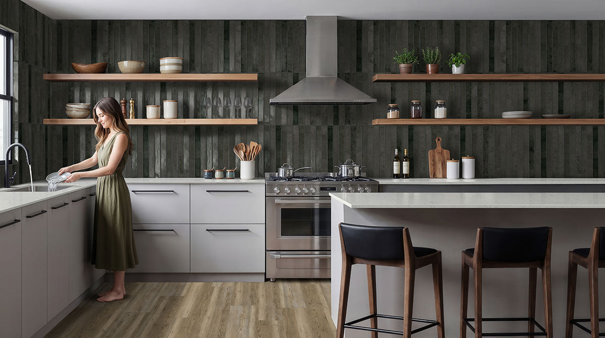 XL Prescott 9x60 Waterproof Rigid-Core Luxury Vinyl Plank — installed room view — color Brookings