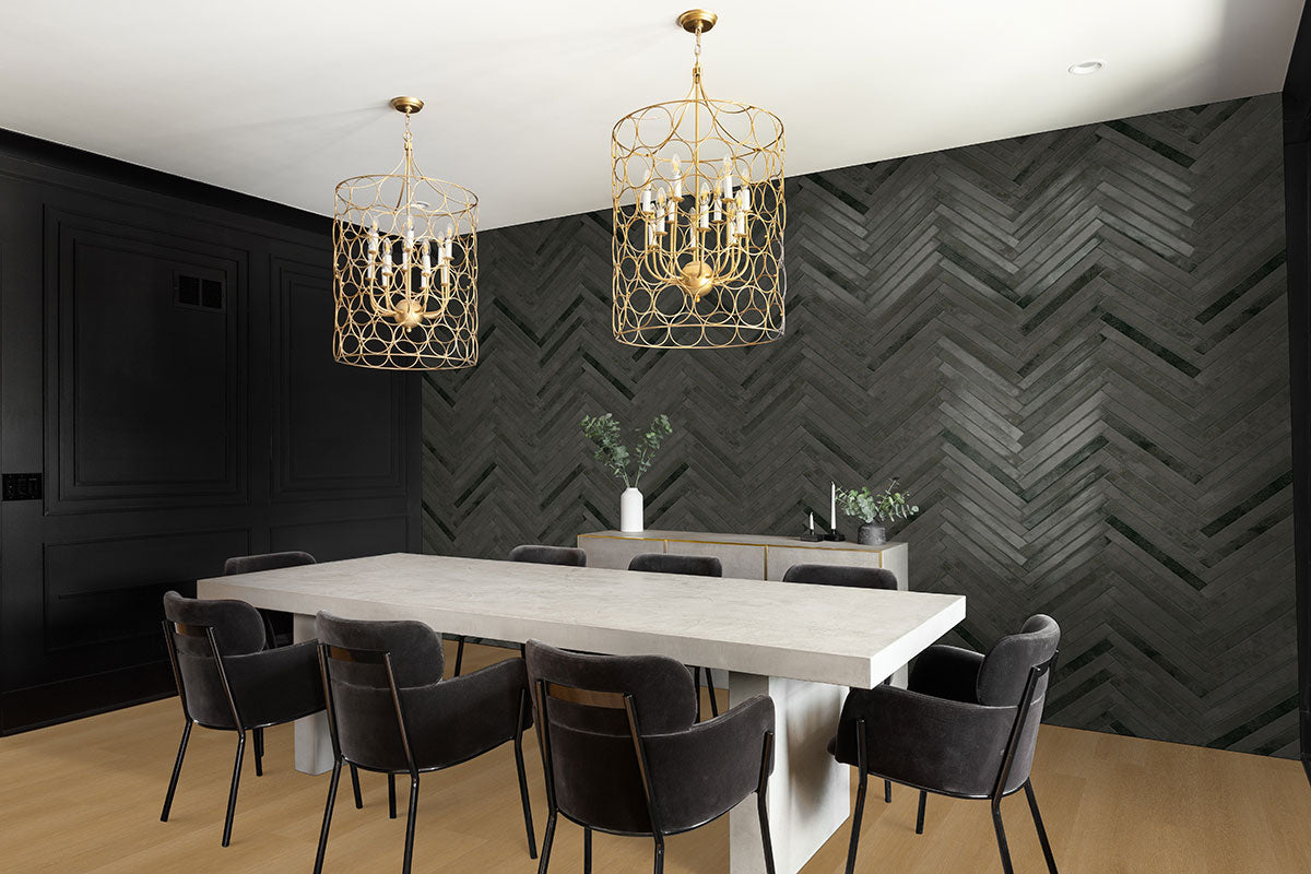XL Studio 9x60 Waterproof Rigid-Core Luxury Vinyl Plank — installed room view — color Taos